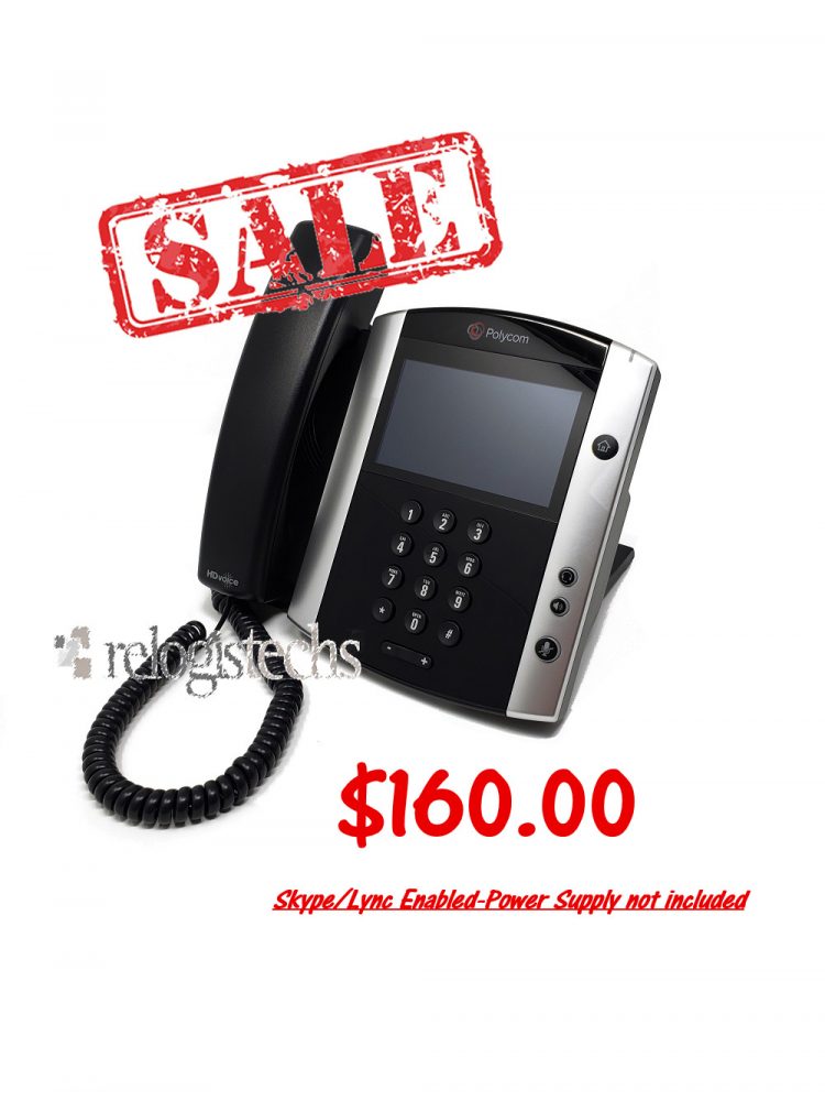 Polycom® VVX® 600 Business Media Phone w/Skype for Business **SALE**