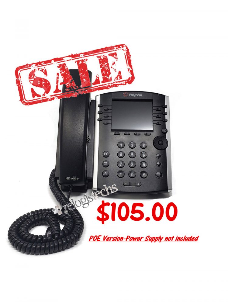 Polycom® VVX® 400 Business Media Phone -POE **Sale**