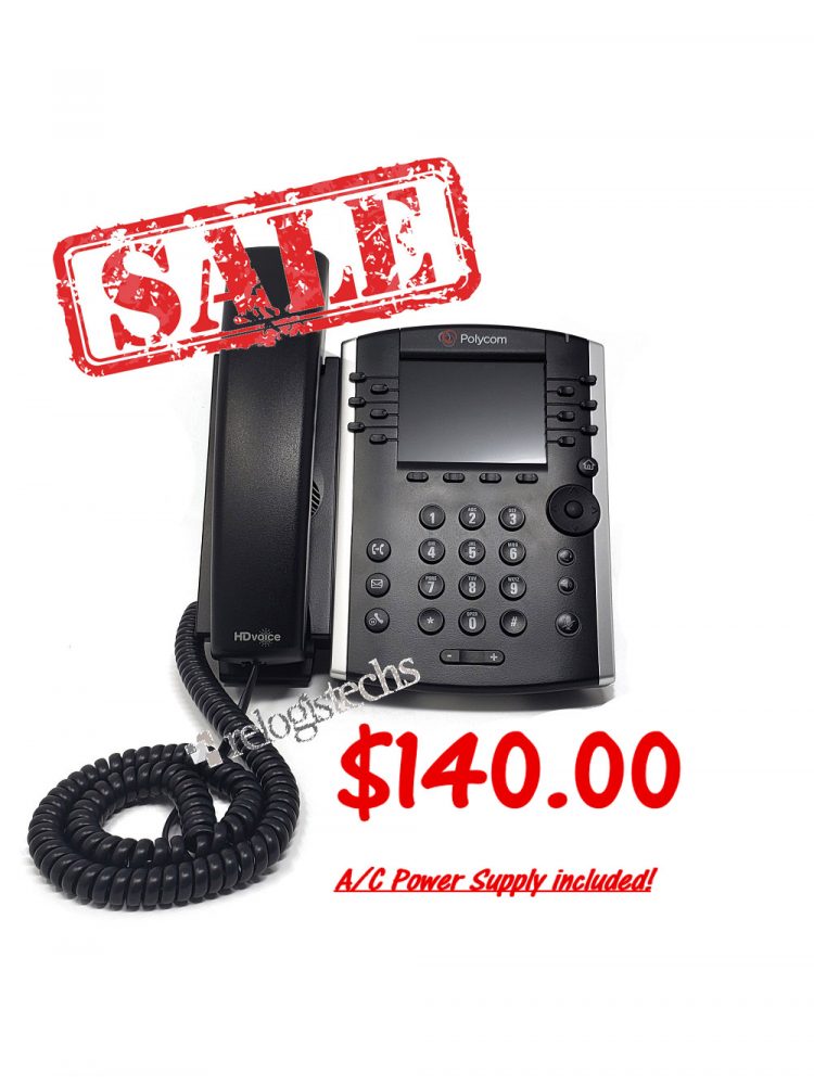 Polycom® VVX® 400 Business Media Phone w/Power **Sale**